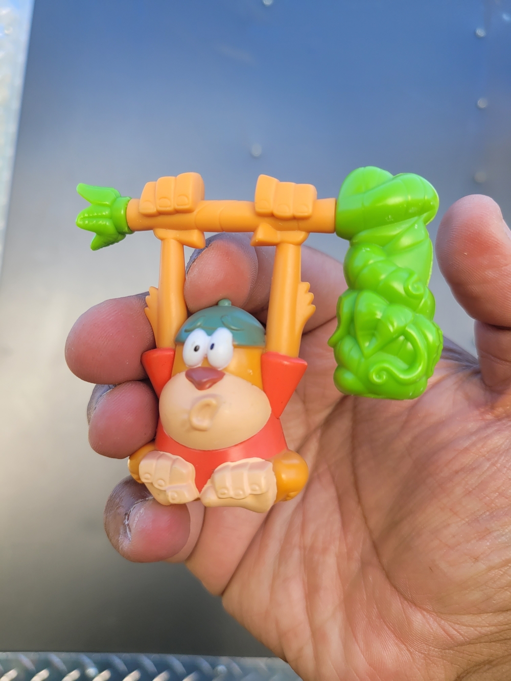 My Gym Partner’s A Monkey Swinging Jake Toy Pencil Topper 2007 Cartoon Network